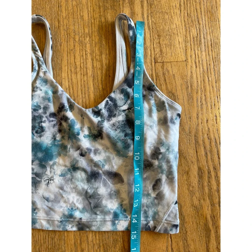 Lululemon Align Tank Kaleidofloral Multi‎ Size 4 Nulu Yoga Cropped Bra Gym